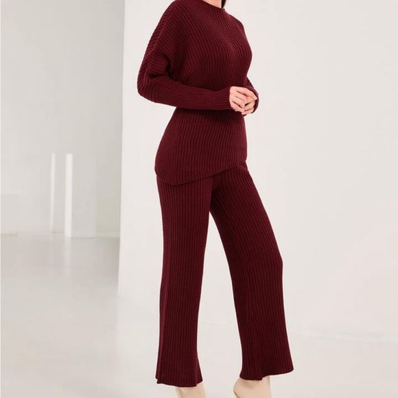 ⭐️ Firm Price ⭐️ EUC Co-ord set Burgundy large size - Picture 5 of 11